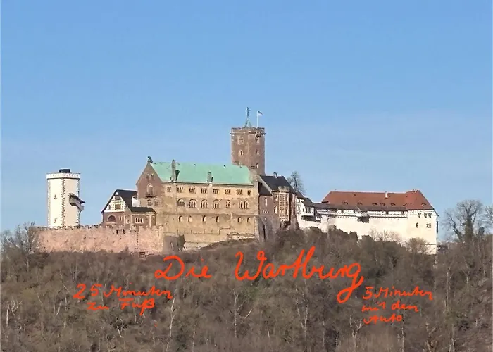 Zentral Gelegenes Apartment Am Fusse Der Wartburg